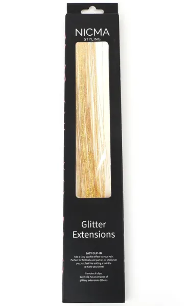 NICMA Styling Glitter Extensions - Guld